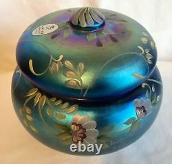 Fenton Art Glass Limited Edition Favrene Daisy Powder Jar #415