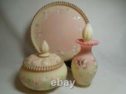 Fenton Burmese Vanity Set of Perfume, Powder and Tray LE 1021/2000