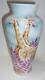 Fenton Glass Wildlife Giraffe Pair Vase Ltd Ed #2/25 By Jk Spindler
