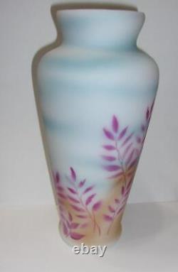 Fenton Glass Wildlife Giraffe Pair Vase Ltd Ed #2/25 by JK Spindler