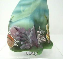 Fenton Jadite Alley Cat Seascape Turtle, Coral, Fish HP Spindler Limited #4/44