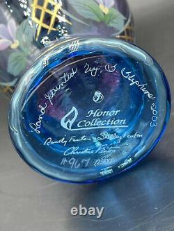 Fenton Mulberry Honor Collection Vase Limited Edition hand painted