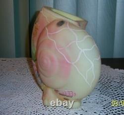 Fenton Nautillis Sea Shell Burmese Vase Frank Fenton Memorial Ltd. Ed. C. 2005