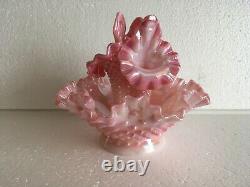 Fenton Pink Rosaline Epergne Gorgeous Color! Perfect