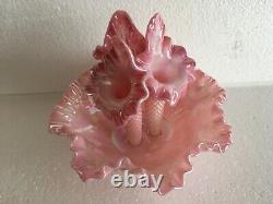 Fenton Pink Rosaline Epergne Gorgeous Color! Perfect