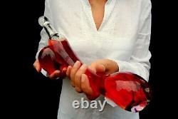 For Adults Only, Handmade Large Penis Shape Glass Bottle, Limited edition