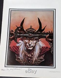 Frank Brunner Elric Portfolio SIGNED Limited Edition #17/1000 Looking Glass 1979