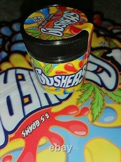 GUSHERS 60ml glass jar 3.5g limited edition x50