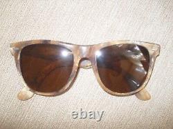 Genuine Vintage Ray-Ban Wayfarer II Blond Frost Limited Edition Sunglasses B-15