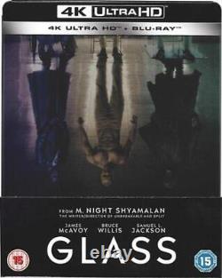 Glass 2019 4K UHD+BR Limited Edition Steelbook Blu-ray Bluray Movie Film