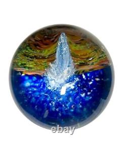 Glass Eye Studio'Waterfall' Paperweight LIMITED EDITION Ro Purser GES