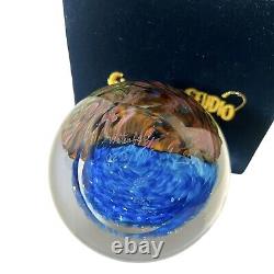 Glass Eye Studio'Waterfall' Paperweight LIMITED EDITION Ro Purser GES