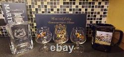 Grand National Martell Water Jug Decanter Glass set Limited Editions lot choice