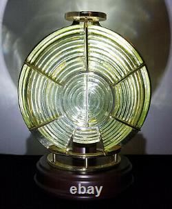 HARBOUR LIGHTS 3 1/2 Order #650 FRESNEL GLASS LENS Limited Edition 3717/5000 EX