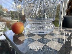 HUGE 11 Cristalleries De Lorraine Glass Crystal Ice Bucket Champagne Ltd Ed