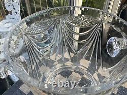 HUGE 11 Cristalleries De Lorraine Glass Crystal Ice Bucket Champagne Ltd Ed