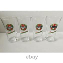 Heineken Christmas Glasses Set of 6 No BOX Beer limited edition cute Used item