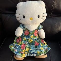 Hello Kitty Build A Bear Plush Limited Edition Hawaiian Outfit Included Glasses