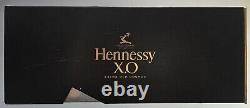 Hennessy XO Cognac Box with 2 Rocks Glasses & EMPTY Limited Edition Decanter