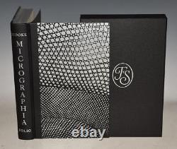 Hooke Micrographia Minute Bodies Magnifying Glass Folio Society Slipcase Ltd No