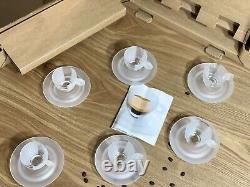 Illy Art Espresso Cups & Saucers Crystal Clear By Matteo Thun 2003 / Limited EDT