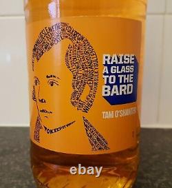 Irn-Bru Glass Bottle, Rabbie Burns Limited Edition 750ml FULL SUGARVERY RARE