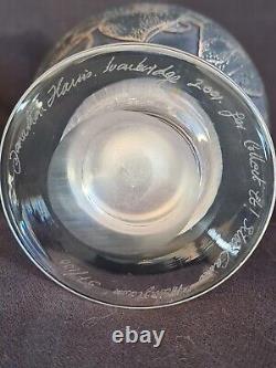 JONATHAN HARRIS Ironbridge Cameo Glass bowl MOONFLOWER Ltd Edition 100