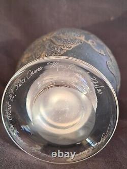 JONATHAN HARRIS Ironbridge Cameo Glass bowl MOONFLOWER Ltd Edition 100