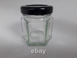 Jam Marmalade Honey Wedding Favour Mini Glass Hexagonal Jar 1.5oz 45ml with Lids
