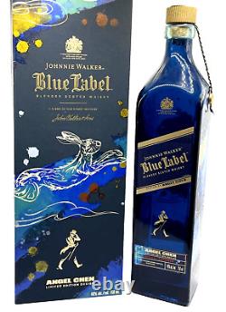 Johnnie Walker ANGEL CHEN Limited Edition Blue Label Scotch Collectible Bottle