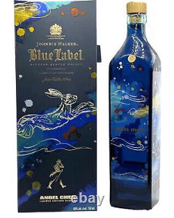 Johnnie Walker ANGEL CHEN Limited Edition Blue Label Scotch Collectible Bottle