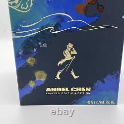 Johnnie Walker ANGEL CHEN Limited Edition Blue Label Scotch Collectible Bottle