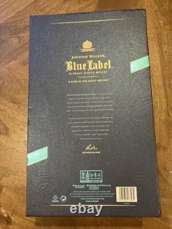Johnnie Walker Blue Label Box Empty Bottle and Glasses Johnny Limited Edition