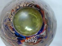 Jonathan Harris Limited Edition 5/50 2001'Foliage' Cameo Green Silver Art Glass