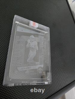 Justin Herbert 2024 Absolute Glass Card Case Hit Extremely Rare! LA Chargers
