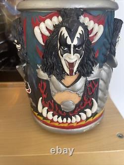 KISS LAVA LAMP Limited Edition Vintage 1990s Large Red Tested Works /10,000