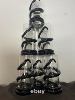 KRAKEN Spiced Rum Tentacle Highball Tiki Glasses Set of 6 Limited Edition