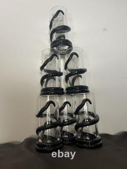 KRAKEN Spiced Rum Tentacle Highball Tiki Glasses Set of 6 Limited Edition