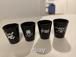 Kappa Sigma Stussy Shot Glasses (4) Rare Limited Edition