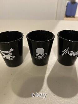 Kappa Sigma Stussy Shot Glasses (4) Rare Limited Edition