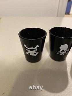 Kappa Sigma Stussy Shot Glasses (4) Rare Limited Edition