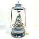 Kinkade Glass 24ct Gold Christmas Light Up Musical Lantern 2009 Limited Edition