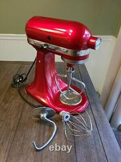 KitchenAid 90th Anniv. Ltd. Ed. 5qt 325W Candy Apple Red Stand Mixer NO Bowl