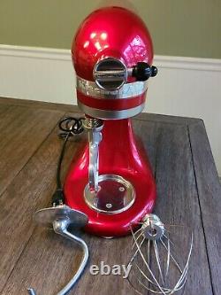 KitchenAid 90th Anniv. Ltd. Ed. 5qt 325W Candy Apple Red Stand Mixer NO Bowl