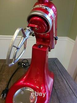 KitchenAid 90th Anniv. Ltd. Ed. 5qt 325W Candy Apple Red Stand Mixer NO Bowl