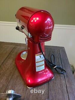 KitchenAid 90th Anniv. Ltd. Ed. 5qt 325W Candy Apple Red Stand Mixer NO Bowl