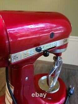 KitchenAid 90th Anniv. Ltd. Ed. 5qt 325W Candy Apple Red Stand Mixer NO Bowl