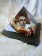 Kosta Boda Bertil Vallien Head Sculpture Glass. Pyramid