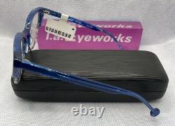 L. A. Eyeworks Limited Edition Glasses Turban Electric Sky NEW