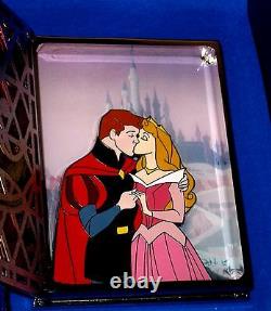 LE JUMBO Disney PinStained Glass Storybook Sleeping Beauty Aurora Prince Philip